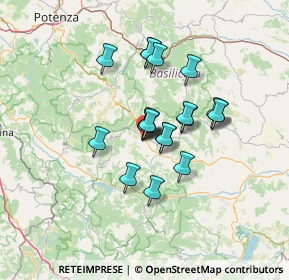 Mappa Via Val d'Agri, 85012 Corleto Perticara PZ, Italia (10.643)