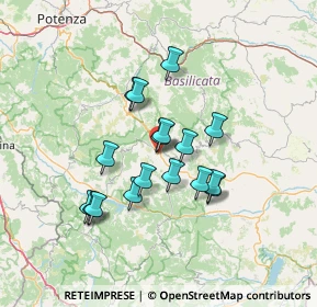 Mappa Via Val d'Agri, 85012 Corleto Perticara PZ, Italia (12.18529)