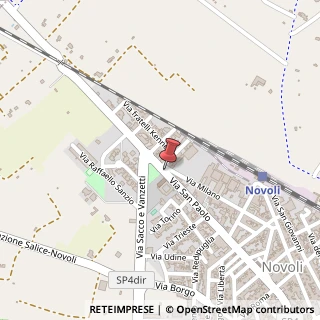 Mappa Via Campi, snc, 73051 Novoli, Lecce (Puglia)