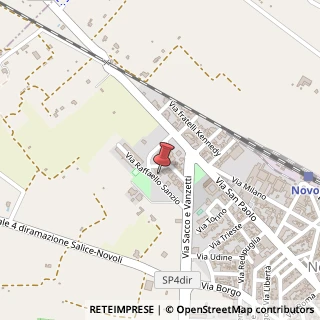 Mappa Via Raffaello Sanzio, 5, 73051 Novoli, Lecce (Puglia)