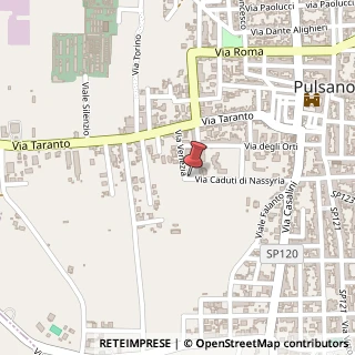 Mappa Via Runzi, 11, 74026 Pulsano, Taranto (Puglia)