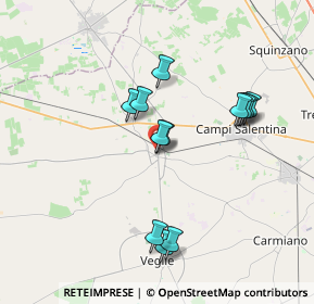 Mappa Via Roma, 73015 Salice Salentino LE, Italia (3.64583)