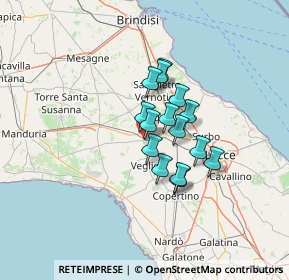 Mappa Via Roma, 73015 Salice Salentino LE, Italia (9.432)
