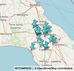 Mappa Via Roma, 73015 Salice Salentino LE, Italia (8.73938)