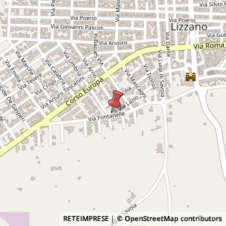 Mappa Via Fontanelle, 7/9, 74020 Lizzano, Taranto (Puglia)