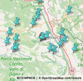 Mappa Via Processione, 84039 Prato Perillo SA, Italia (9.122)