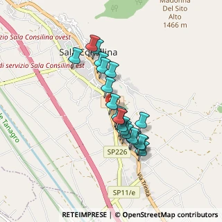 Mappa Via Barra, 84036 Sala Consilina SA, Italia (0.76)