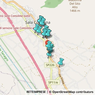 Mappa Via Barra, 84036 Sala Consilina SA, Italia (0.6775)