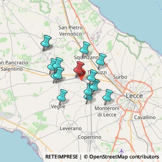 Mappa 2PH+V7, 73012 Campi Salentina LE (5.75875)