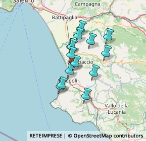 Mappa Via Michele Siniscalchi, 84043 Agropoli SA, Italia (10.68786)