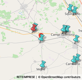 Mappa Via Firenze, 73015 Salice Salentino LE, Italia (5.45417)