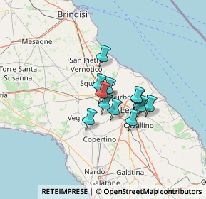Mappa Zona Industriale III Traversa, 73051 Novoli LE, Italia (8.50083)