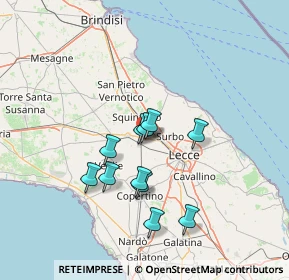 Mappa Zona Industriale III Traversa, 73051 Novoli LE, Italia (12.33455)