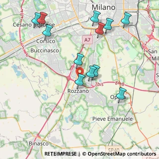 Mappa Via Montello, 20089 Rozzano MI, Italia (4.43583)