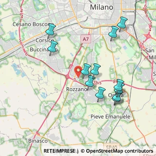Mappa Via Montello, 20089 Rozzano MI, Italia (4.035)