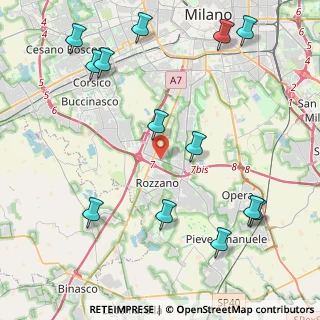 Mappa Via Montello, 20089 Rozzano MI, Italia (5.28923)