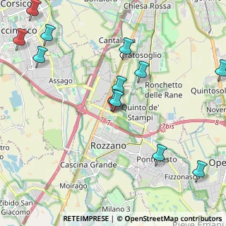 Mappa Via Monte Amiata, 20089 Rozzano MI, Italia (2.5875)