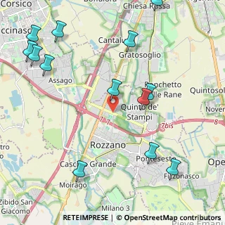 Mappa Via Montello, 20089 Rozzano MI, Italia (2.75692)
