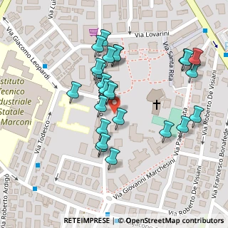 Mappa Via Pier Paolo Vergerio, 35126 Padova PD, Italia (0.104)