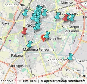 Mappa Via Pier Paolo Vergerio, 35126 Padova PD, Italia (2.027)