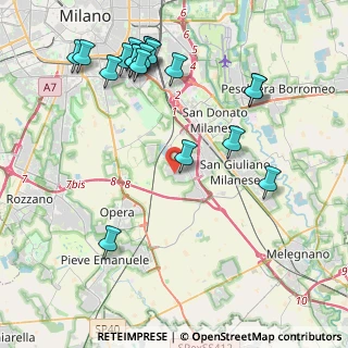 Mappa Via Goffredo Mameli, 20098 San Giuliano Milanese MI, Italia (4.91737)