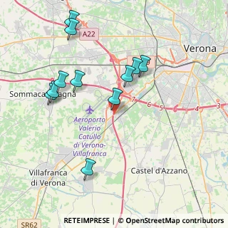 Mappa Via Enrico Federico, 37062 Dossobuono VR, Italia (4.12818)
