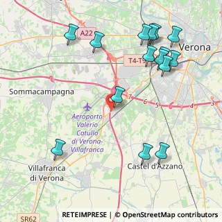Mappa Via Enrico Federico, 37062 Dossobuono VR, Italia (5.01333)