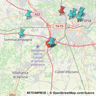 Mappa Via Enrico Federico, 37062 Dossobuono VR, Italia (5.02)