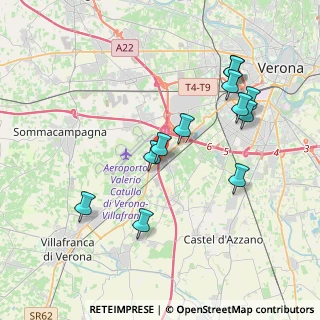 Mappa Via Enrico Federico, 37062 Dossobuono VR, Italia (3.87333)