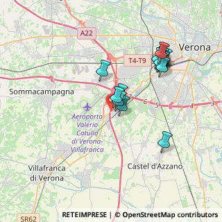 Mappa Via Enrico Federico, 37062 Dossobuono VR, Italia (3.50067)