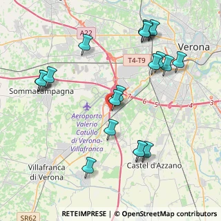 Mappa Via Enrico Federico, 37062 Dossobuono VR, Italia (4.633)