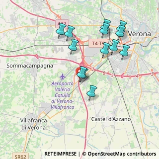 Mappa Via Enrico Federico, 37062 Dossobuono VR, Italia (3.90308)