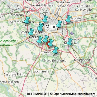Mappa Via Eugenio Curiel, 20089 Rozzano MI, Italia (6.20417)