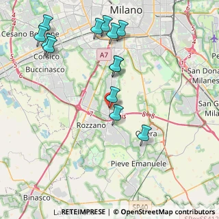 Mappa Via Eugenio Curiel, 20089 Rozzano MI, Italia (4.61538)