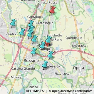 Mappa Via Eugenio Curiel, 20089 Rozzano MI, Italia (1.906)