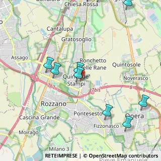 Mappa Via Eugenio Curiel, 20089 Rozzano MI, Italia (3.6725)