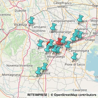 Mappa Via Tagliamento, 35030 Selvazzano Dentro PD, Italia (13.24)