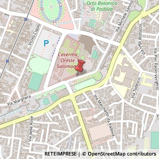 Mappa Via Michele Sanmicheli, 82, 35123 Padova, Padova (Veneto)
