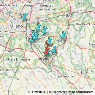 Mappa Via Pietro Gobetti, 20060 Mediglia MI, Italia (5.36417)