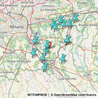 Mappa Via Pietro Gobetti, 20060 Mediglia MI, Italia (6.74933)