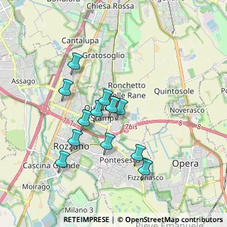 Mappa 20089 Milano MI, Italia (1.59667)