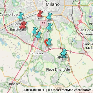 Mappa 20089 Milano MI, Italia (3.90182)