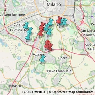 Mappa 20089 Milano MI, Italia (3.16267)