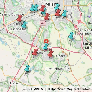 Mappa 20089 Milano MI, Italia (5.21235)