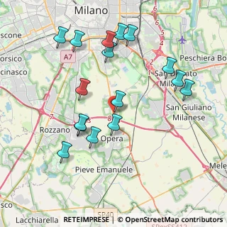 Mappa Via Enrico Fermi, 20090 Opera MI, Italia (4.08188)
