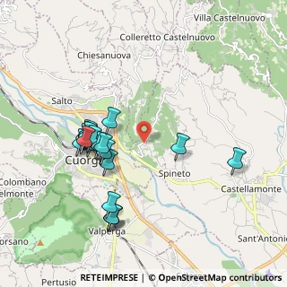Mappa Frazione Spineto, 10082 Cuorgnè TO, Italia (1.9315)