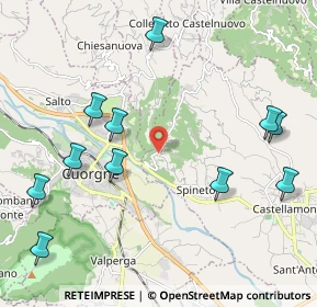 Mappa Frazione Spineto, 10082 Cuorgnè TO, Italia (2.585)