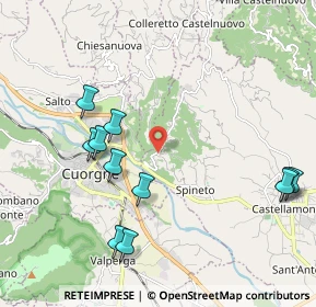 Mappa Frazione Spineto, 10082 Cuorgnè TO, Italia (2.4125)