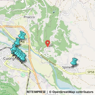 Mappa Frazione Spineto, 10082 Cuorgnè TO, Italia (1.4665)