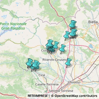 Mappa Frazione Spineto, 10082 Cuorgnè TO, Italia (12.72263)